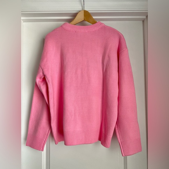 Anthropologie English Factory Pink Wednesday Sweater Mean Girls (Size S) - Picture 6 of 6